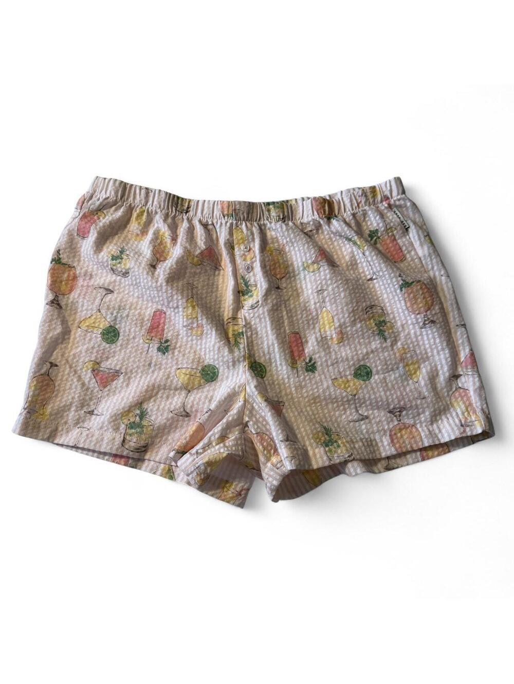 Rae Dunn 100% Cotton Boxer Shorts Size Large